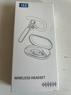 Draadloze Headset I33 met Oplaadcase - Nieuw, Computers en Software, Headsets, Ophalen, Nieuw, Draadloos, In-ear