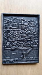 Oude Geislingen STG ijzeren Plaquette muurplaat Heidelberg., Ophalen