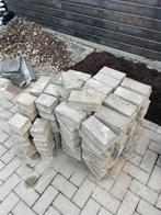 Grijze klinkers, Gebruikt, Klinkers, Ophalen of Verzenden, Minder dan 5 m²