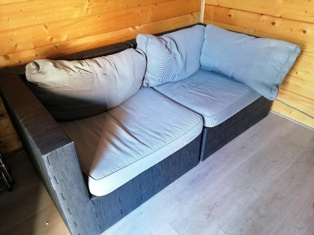 Tuinbank (modulair), Ophalen, Gebruikt, Kunststof