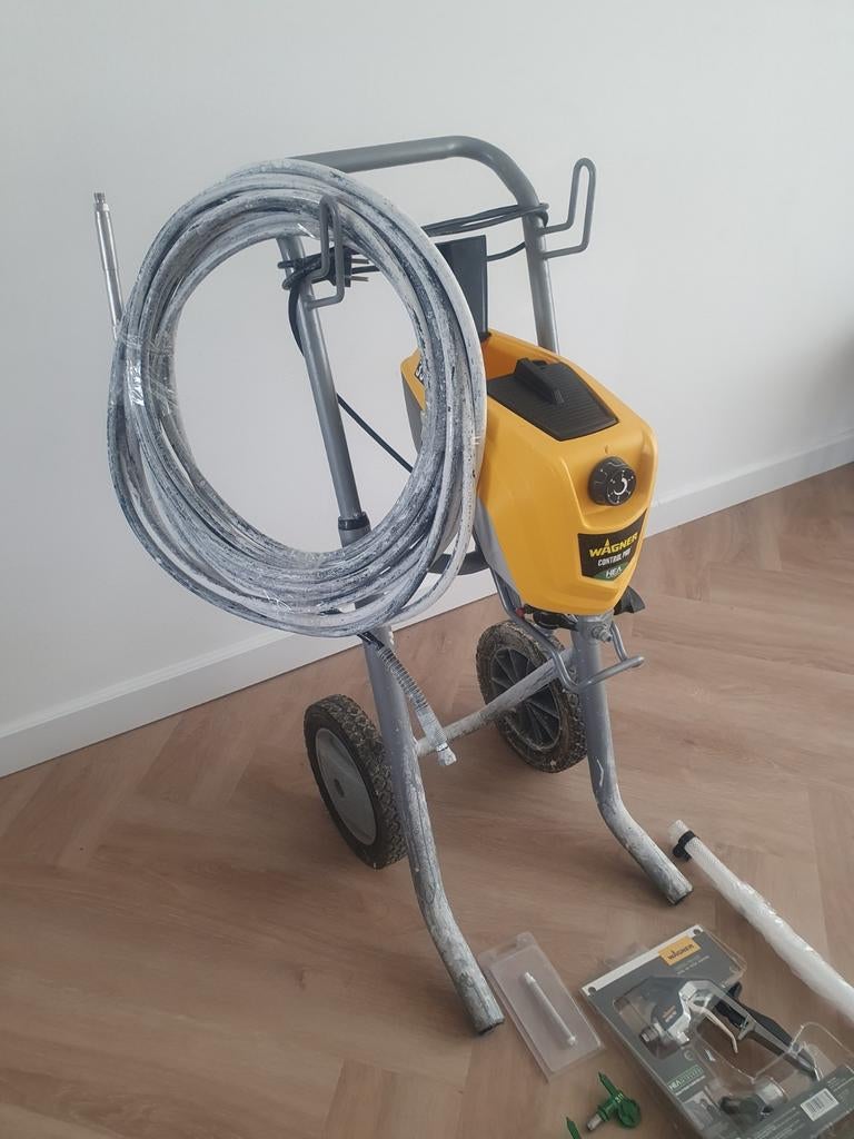 Wagner Control Pro 350M Airless spuitmachine, Ophalen, Zo goed als nieuw, Verfspuit of Verfpomp