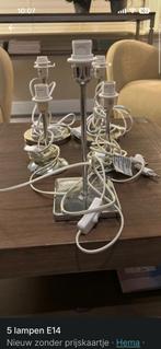 5 schemerlampen E14, Ophalen of Verzenden, Nieuw, Metaal, Minder dan 50 cm