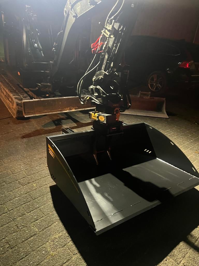 Bakkendrager transportbak minigraver bakkenrek 1 tot 10 ton, Ophalen