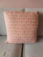 Zusss sierkussen 40x40 - Oranje/Wit met patroon, Ophalen of Verzenden, Zo goed als nieuw, Oranje, Vierkant