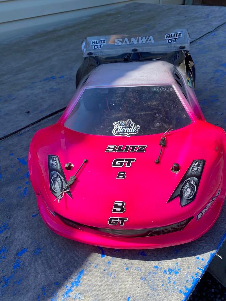 Hobao hyper vte 1/8, Ophalen of Verzenden, Zo goed als nieuw, Auto offroad