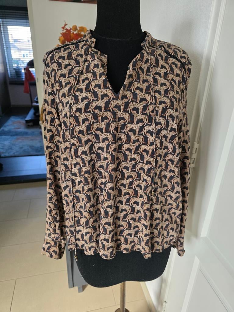 Blouse Marccain 40 42, Kleding | Dames, Ophalen of Verzenden, Zo goed als nieuw, Maat 38/40 (M)