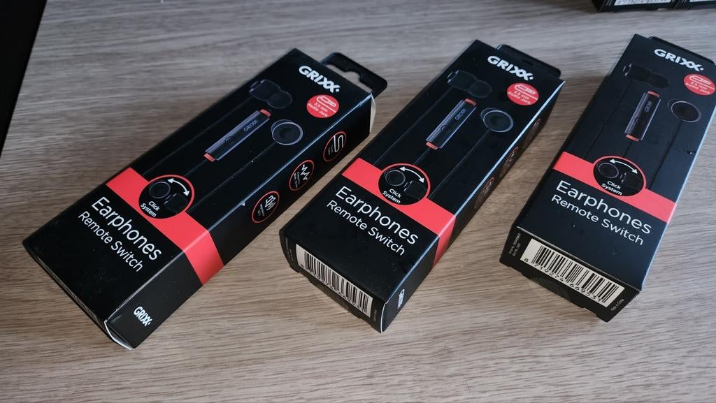 Grixx Oortjes met Remote Switch - Nieuw!, Ophalen of Verzenden, Nieuw, Overige merken