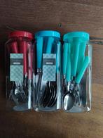 Besteksets voor 12 personen, Ophalen of Verzenden, Zo goed als nieuw, Rvs of Chroom