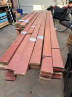 Hardhouten plinten, Tuin en Terras, Palen, Balken en Planken, Ophalen, Zo goed als nieuw, Planken