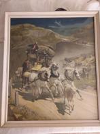 Rudolf Koller Gotthardpost Zurich 1873  kunsthuis Zurich, Antiek en Kunst, Kunst | Tekeningen en Foto's, Ophalen of Verzenden