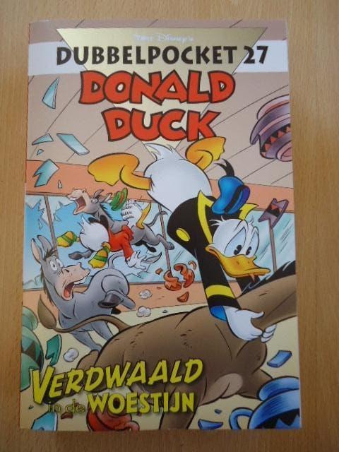 Donald Duck dubbelpocket 27, Verdwaald in de woestijn, Eén stripboek, Ophalen of Verzenden, Zo goed als nieuw