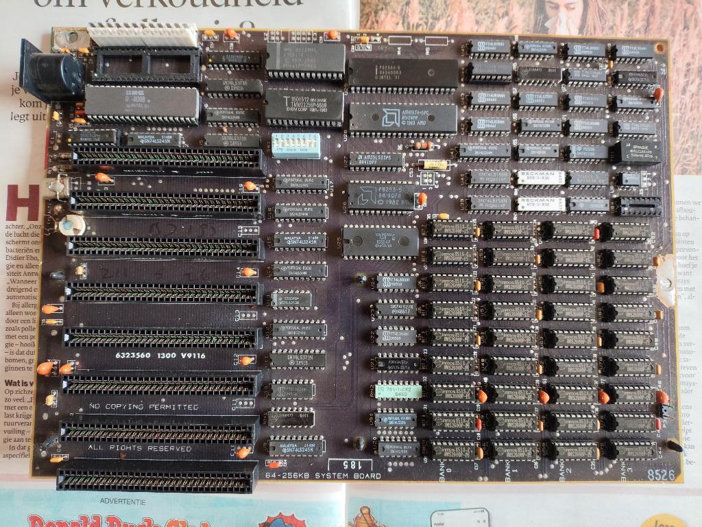 Vintage moederbord 8088, Ophalen of Verzenden