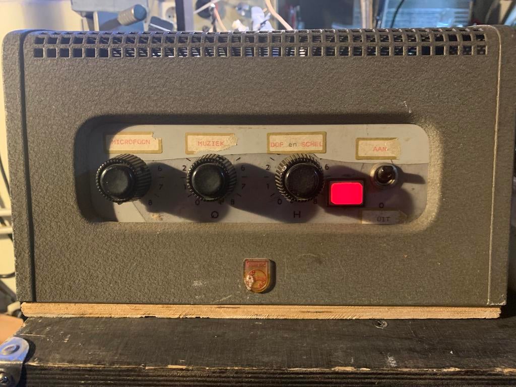 Philips 6401/02 buizenversterker, Ophalen of Verzenden, Gebruikt, Minder dan 50 watt