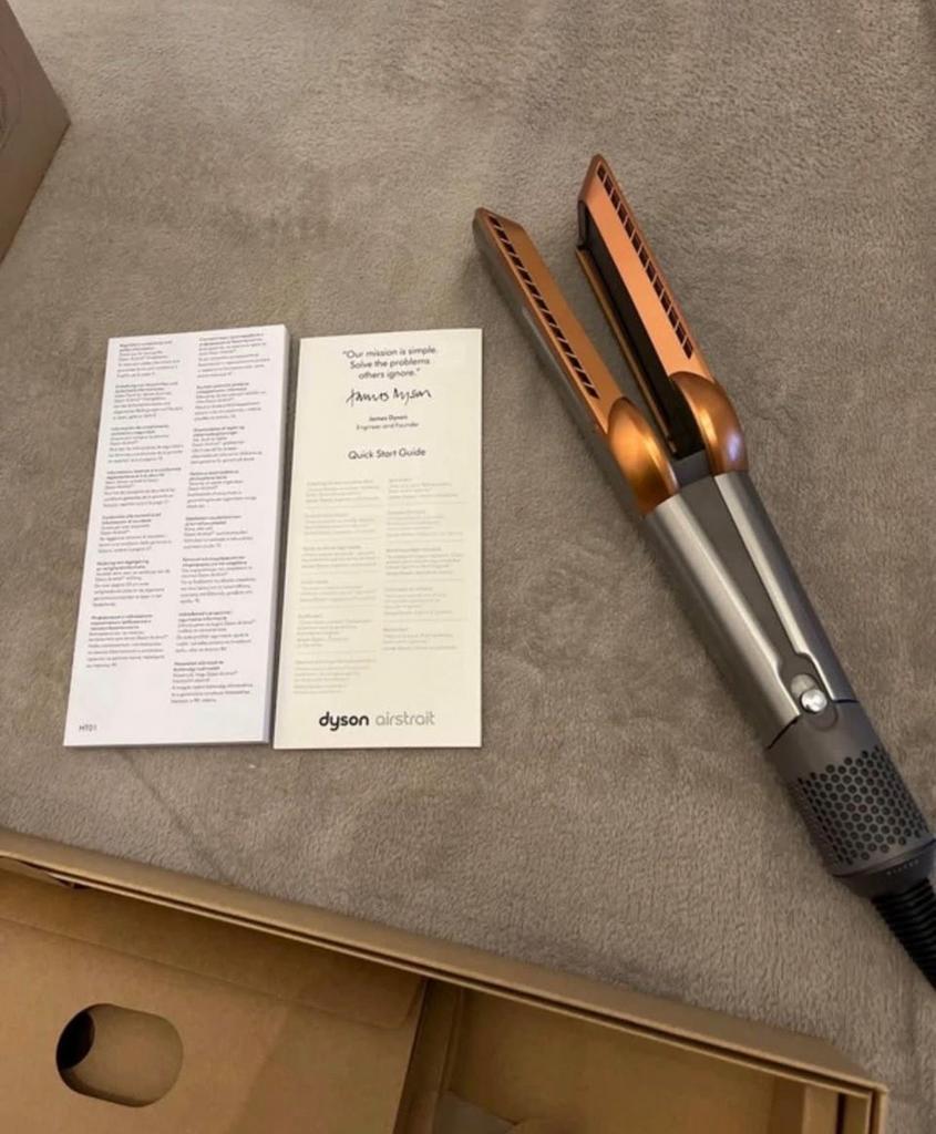 Dyson Airstrait, Sieraden, Tassen en Uiterlijk, Uiterlijk | Haarverzorging, Ophalen of Verzenden, Zo goed als nieuw, Krultang of Stijltang