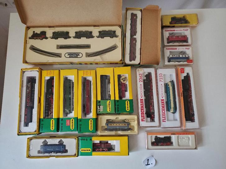 N-spoor (1965-1985) TEAB, Hobby en Vrije tijd, Modeltreinen | N-Spoor, Gebruikt, Treinset, Gelijkstroom of Wisselstroom, Trix