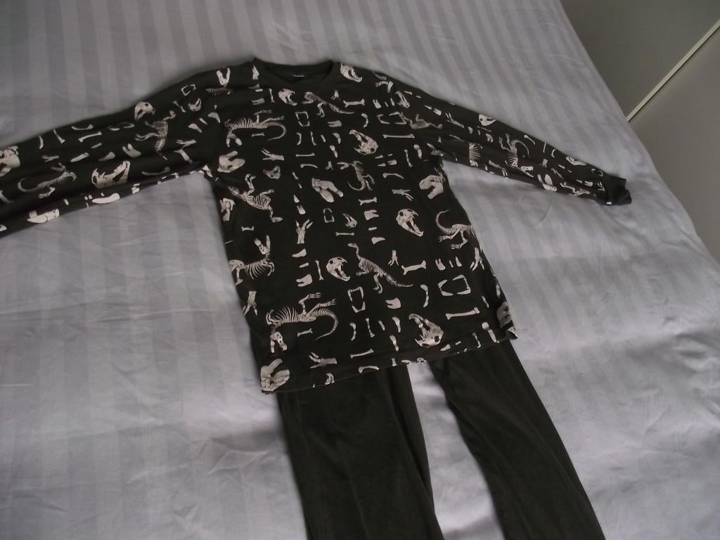 7 kleding jongen pyjama joggingbroek T-shirt 158-164 ook p s, Ophalen of Verzenden, Zo goed als nieuw, Shirt of Longsleeve, H&M Puma Knol power