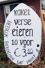 Kakel verse biologische eieren 10 voor € 3,50, Ophalen