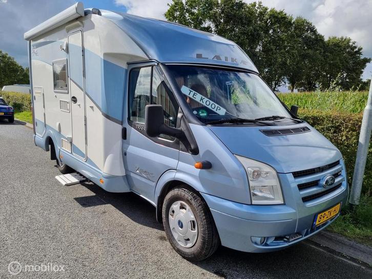 Laika X595C Half-integraal 131Pk ☆Cruise Euro 4, Garage☆, Caravans en Kamperen, Campers, Bedrijf, tot en met 2, Half-integraal