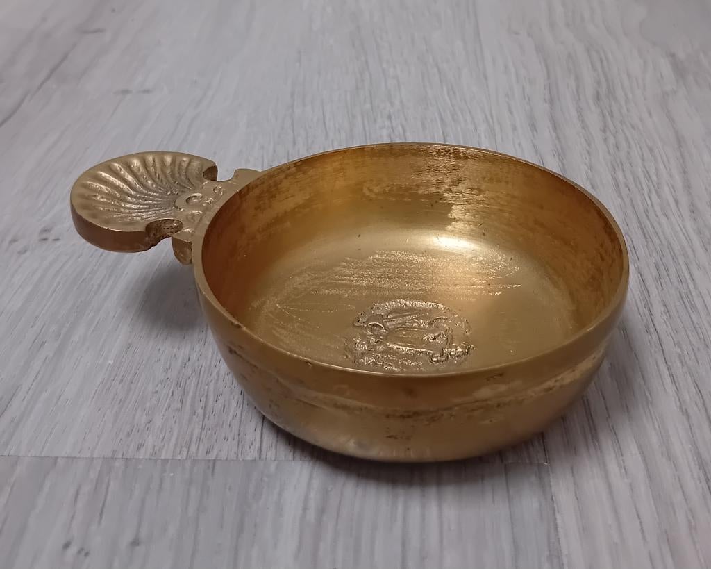 vintage franse kom, proefbeker, Antiek en Kunst, Antiek | Koper en Brons, Ophalen of Verzenden