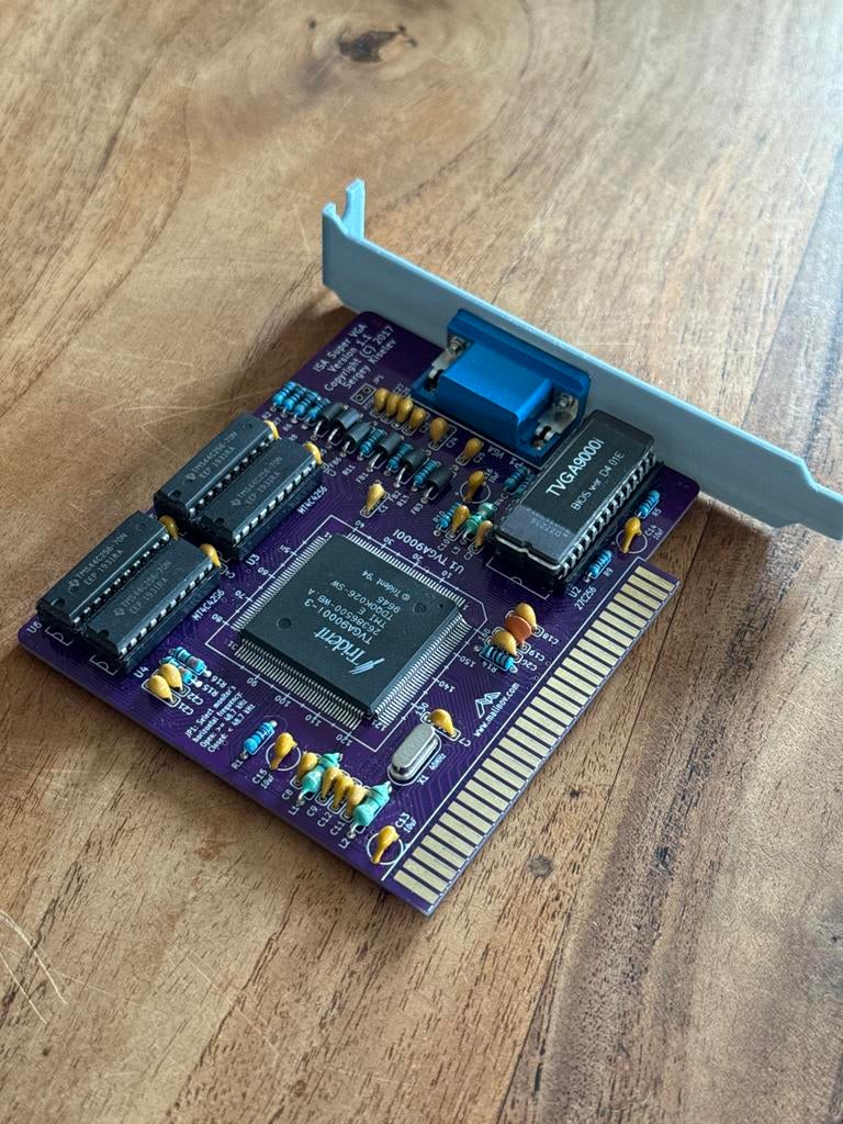 ISA SVGA Grafische Kaart - Vintage PC Component, Computers en Software, Videokaarten, Gebruikt, Overige soorten, VGA, Ophalen of Verzenden