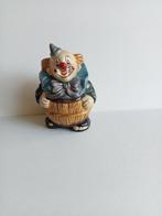 spaarpot clown  13 cm hoog, Verzamelen, Ophalen of Verzenden, Gebruikt, Steen, Aardewerk of Keramiek, Overige thema's