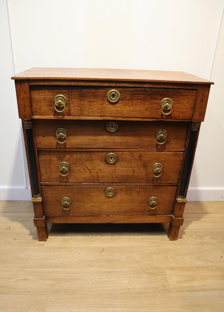 Antieke Hollandse Empire ladenkast, Antiek en Kunst, Ophalen of Verzenden