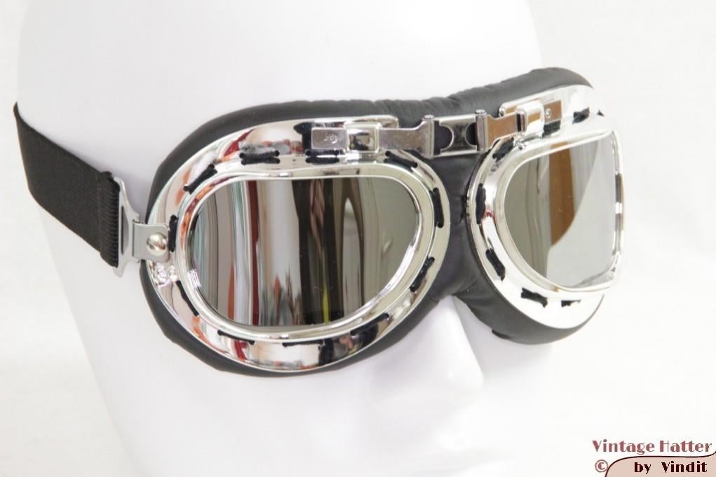 Goggles vliegeniersbril motorbril Steampunk remake nieuw, Ophalen of Verzenden, Nieuw, Overige typen, Overige