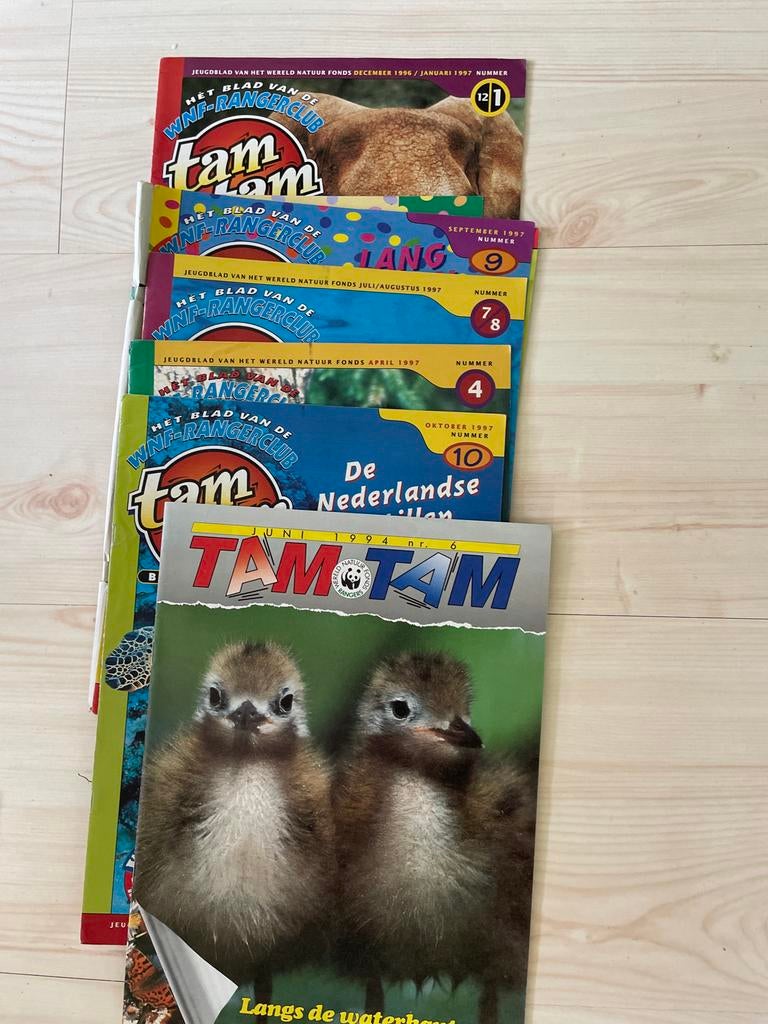 Tam Tam tijdschriften 1994 en 1997, Boeken, Tijdschriften en Kranten, Ophalen of Verzenden, Gelezen, Overige typen