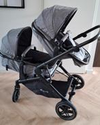 Tweeling kinderwagen Hauck Atlantic Twin- Zo goed als nieuw!, Verstelbare duwstang, Zo goed als nieuw, Ophalen, Kinderwagen