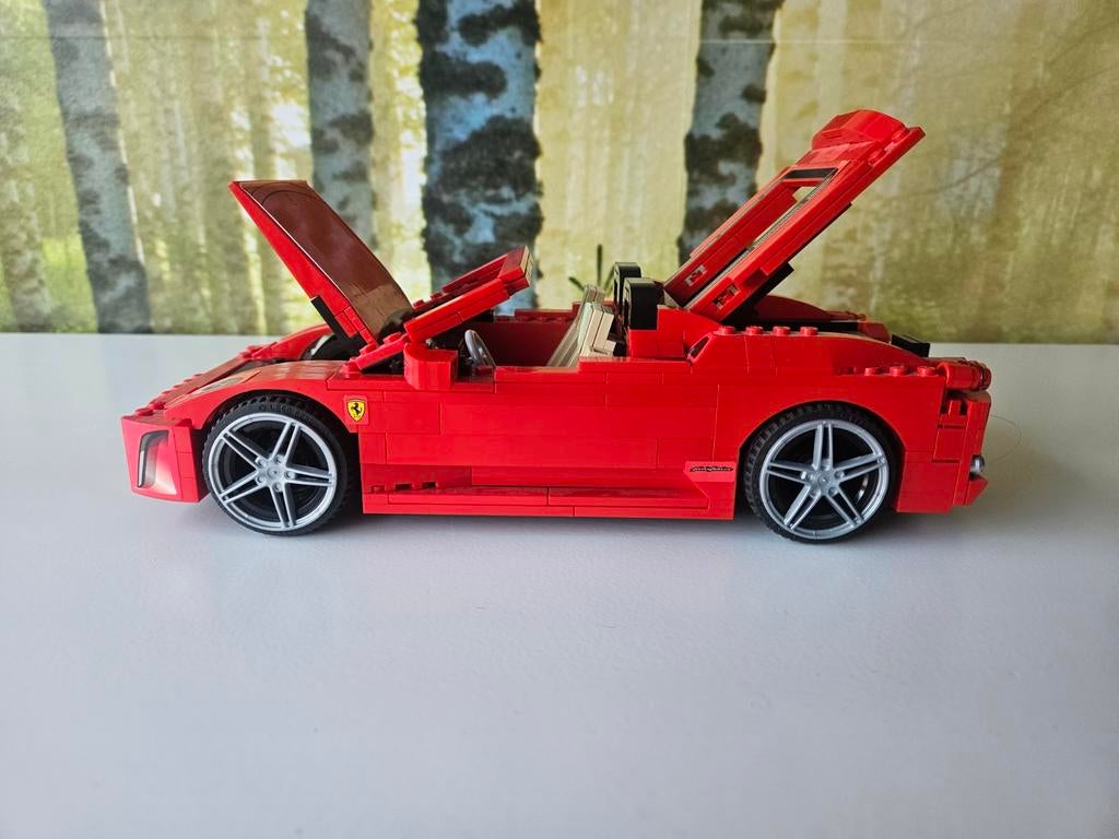 Lego Racers 8671 Ferrari F430 Spider 1:17, Kinderen en Baby's, Speelgoed | Duplo en Lego, Ophalen of Verzenden, Gebruikt, Complete set