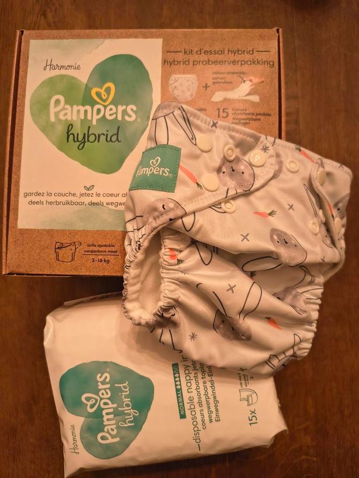 Pampers Harmonie Hybrid Starterspakket - Wasbare Luier, Kinderen en Baby's, Kinderspulletjes, Nieuw, Ophalen of Verzenden