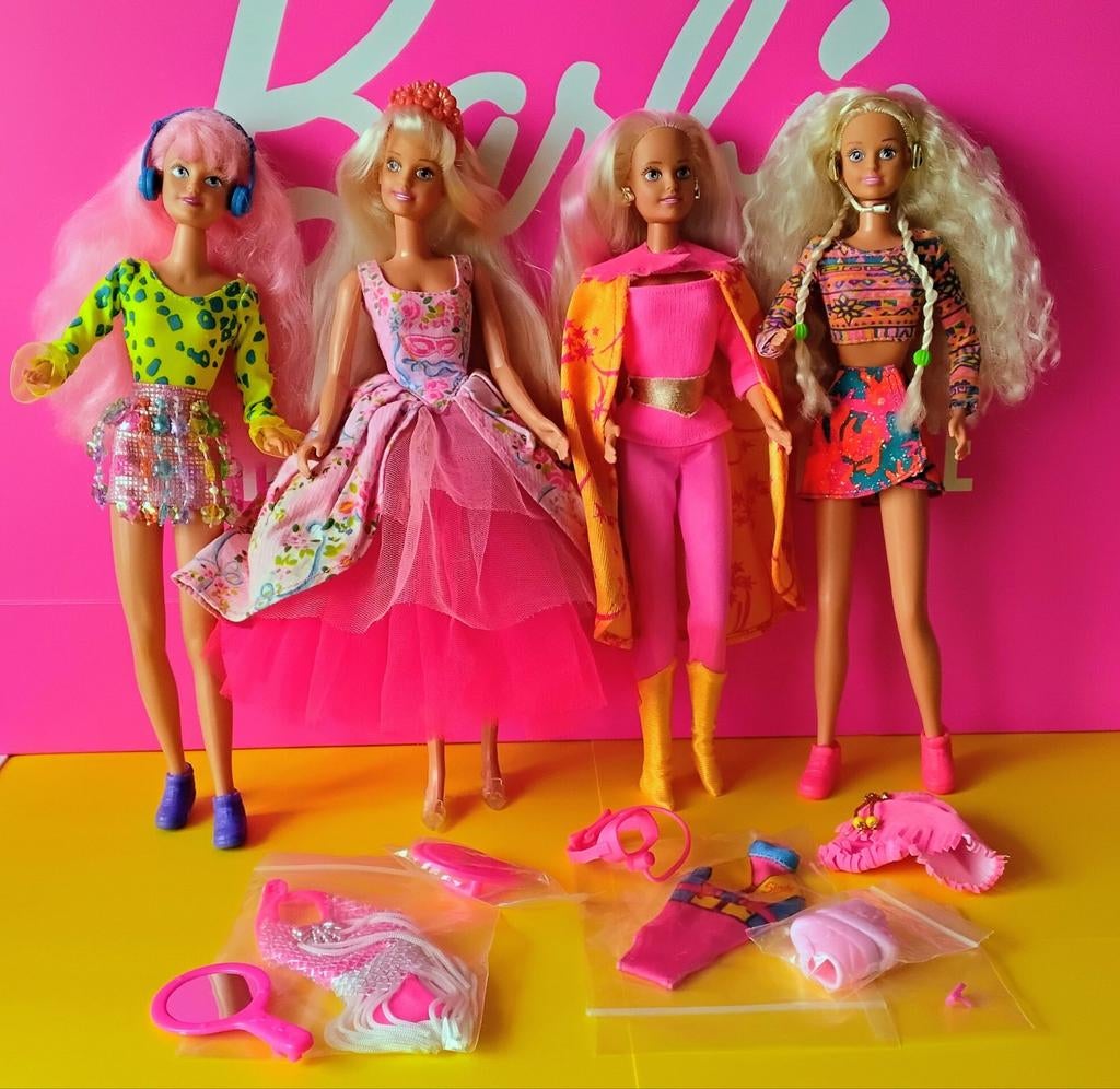 Vintage Barbie Sindy Hasbro#jaren'90, Verzamelen, Verzenden, Gebruikt, Pop