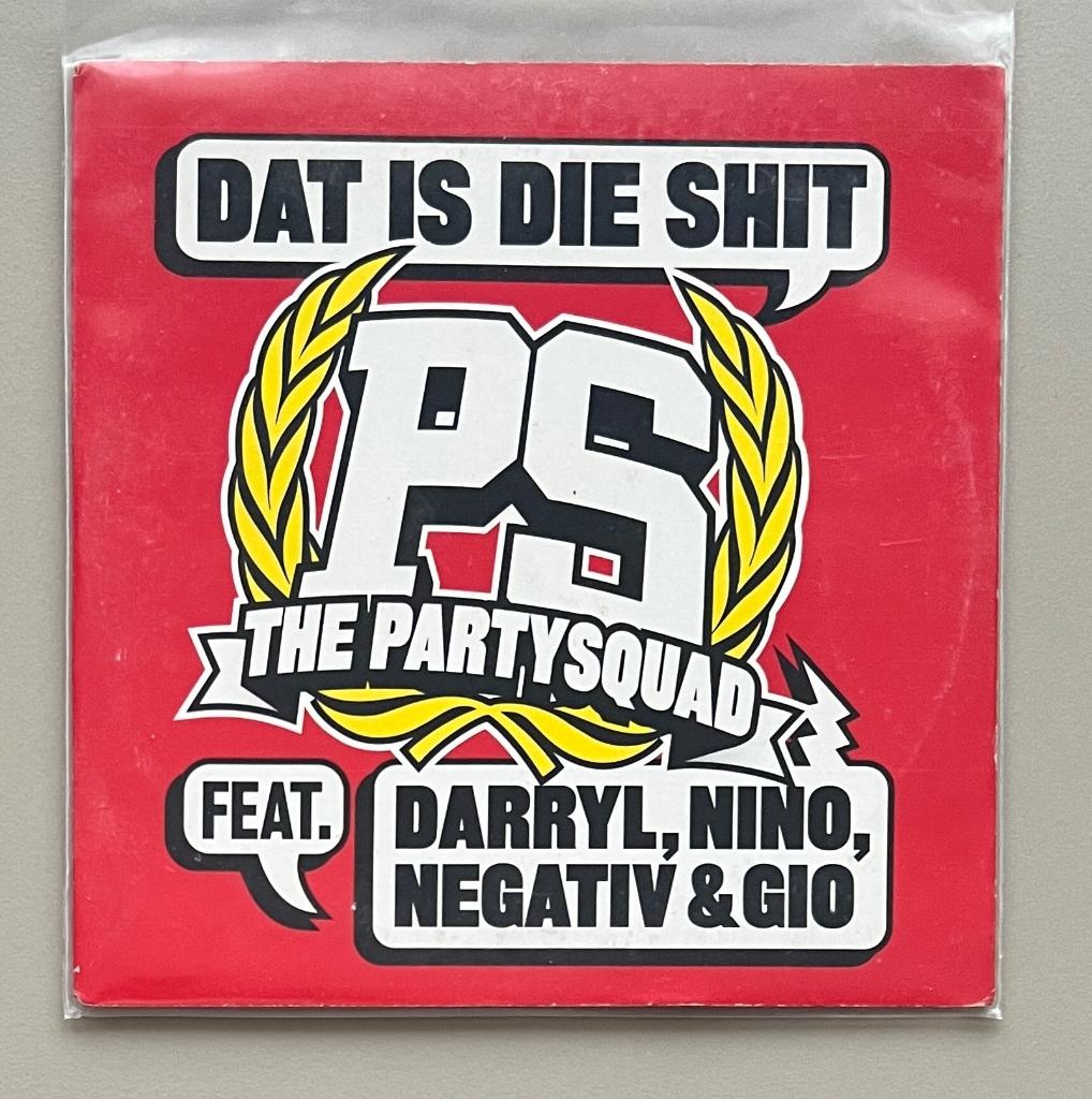The Partysquad Ft. Nino, Negativ & Gio - Dat Is Die Shit CDS, Cd's en Dvd's, 1 single, Verzenden, Gebruikt, Hiphop en Rap