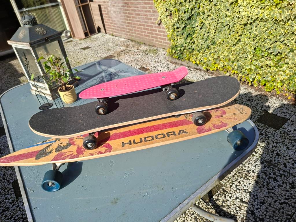 Drie skateboards, Ophalen