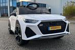 Audi RS6 12v zwart Afstandsbediening / Bleutooth / Leder / E, Ophalen of Verzenden, Nieuw