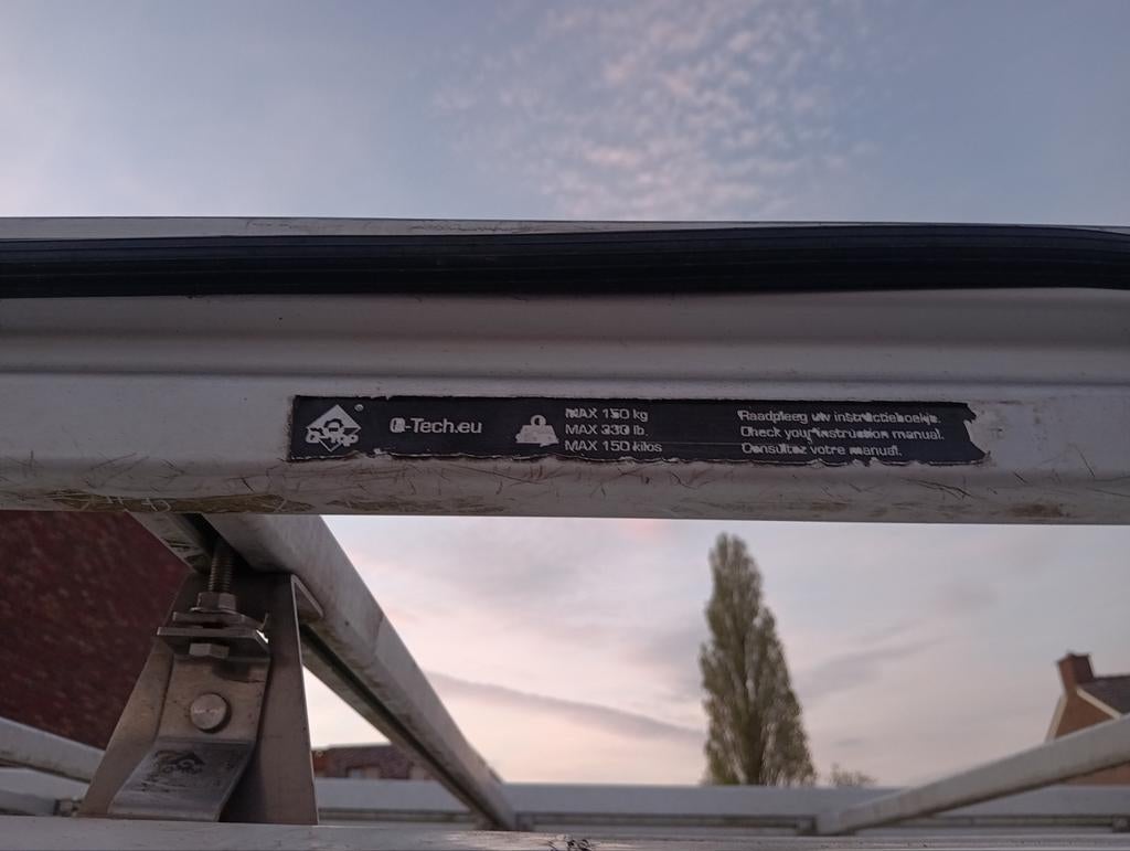 Q-top imperiaal Peugeot Boxer, Citroen jumper, Ophalen