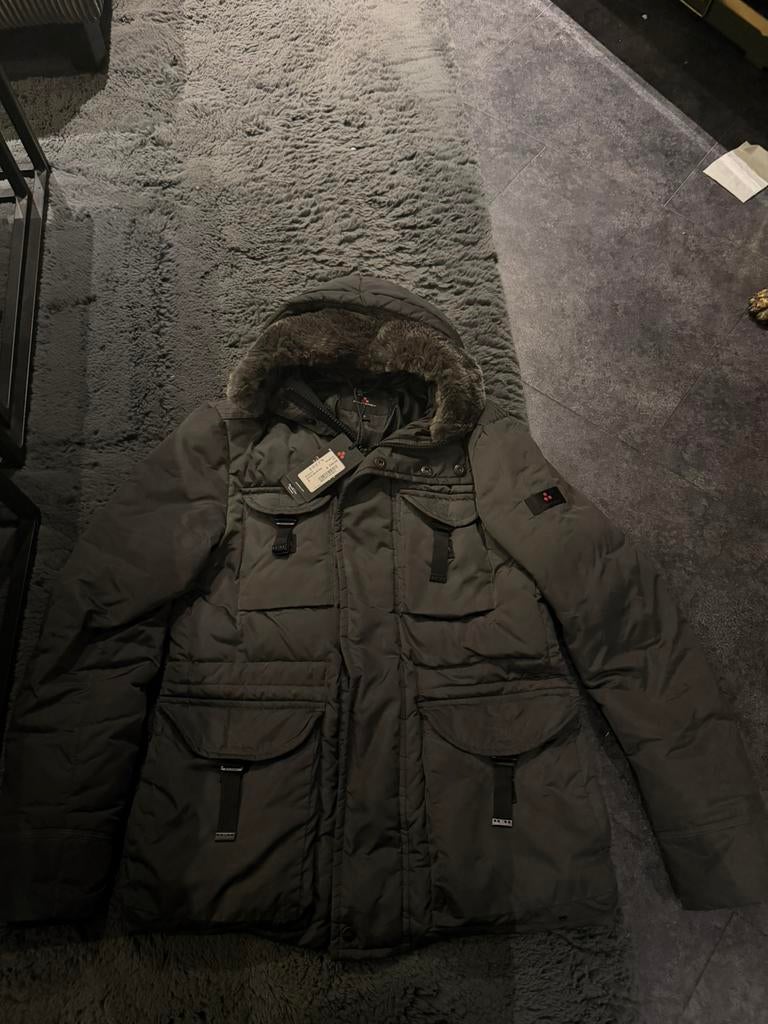 Peuterey jas grey maat s, zgan, Ophalen of Verzenden, Zo goed als nieuw, Maat 46 (S) of kleiner, Grijs