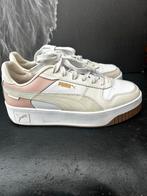 Puma Carina 2.0 sneakers wit/roze - Maat 39, Ophalen of Verzenden, Zo goed als nieuw, Wit, Sneakers of Gympen