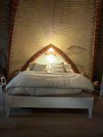 Tweepersoonsbed 180x210 met matras en topper, Huis en Inrichting, Ophalen, Gebruikt, Tweepersoons, 180 cm