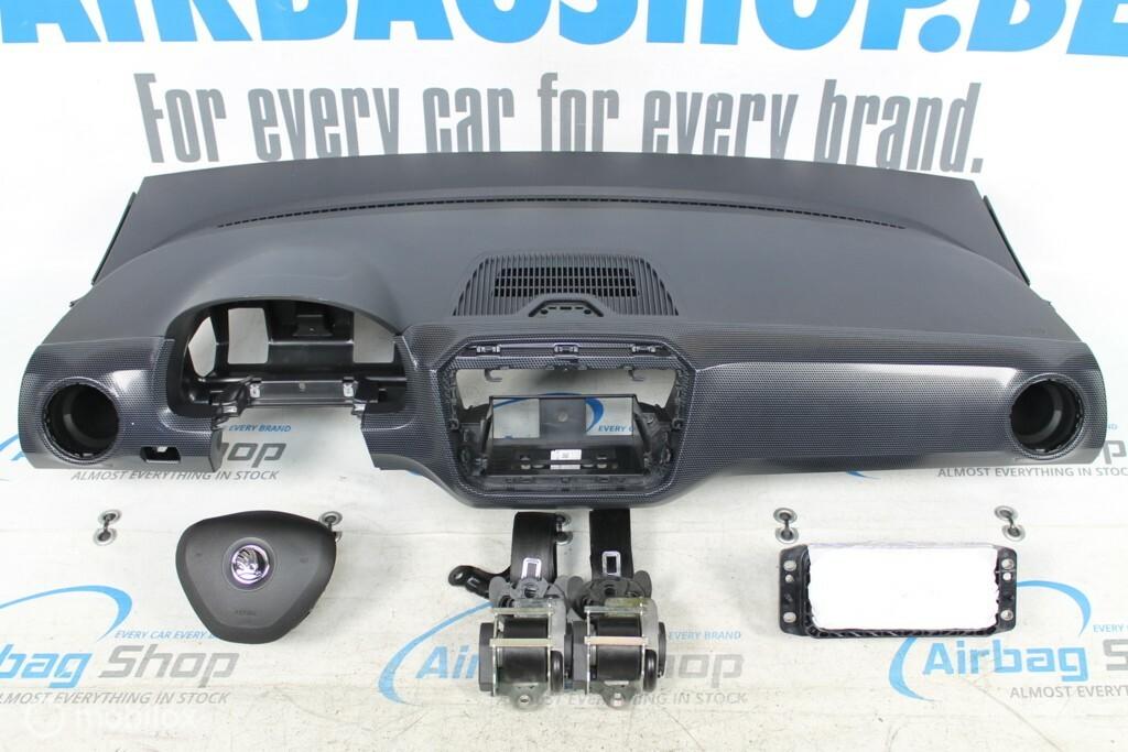 Airbag set Dashboard carbon Skoda Citigo facelift 2016-heden