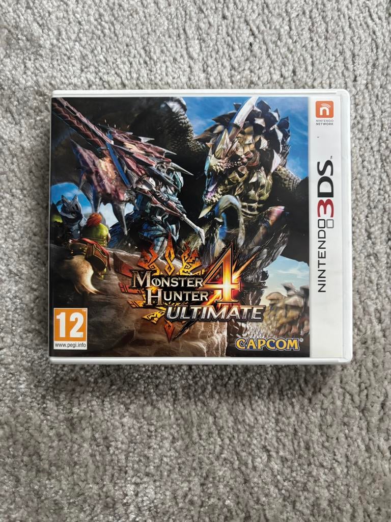 Monster Hunter 4 Ultimate (3DS, HOL, CIB), Avontuur en Actie, 1 speler, Ophalen of Verzenden, Zo goed als nieuw