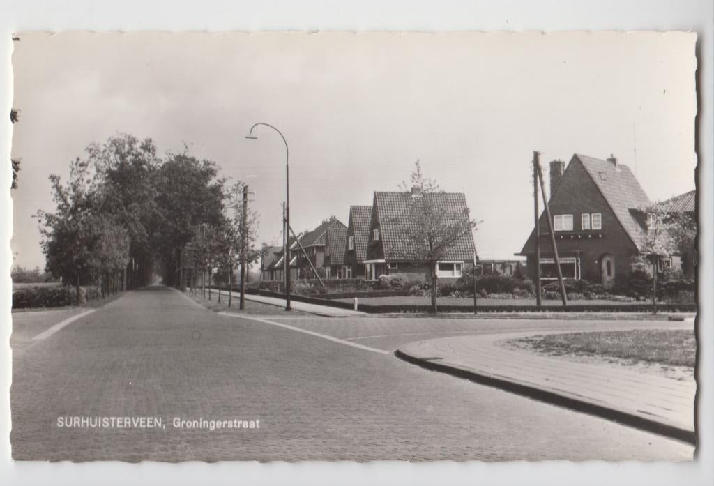 023 Surhuisterveen Groningerstraat B35, Verzamelen, Ansichtkaarten | Nederland, Verzenden, 1960 tot 1980, Ongelopen, Friesland