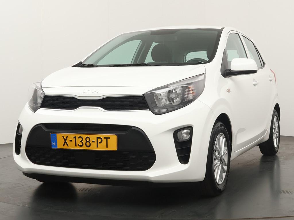 Kia Picanto 1.0 DPi DynamicLine - Achteruitrij camera - Blue, Auto's, Stof, Gebruikt, Met garantie (alle), 4 stoelen