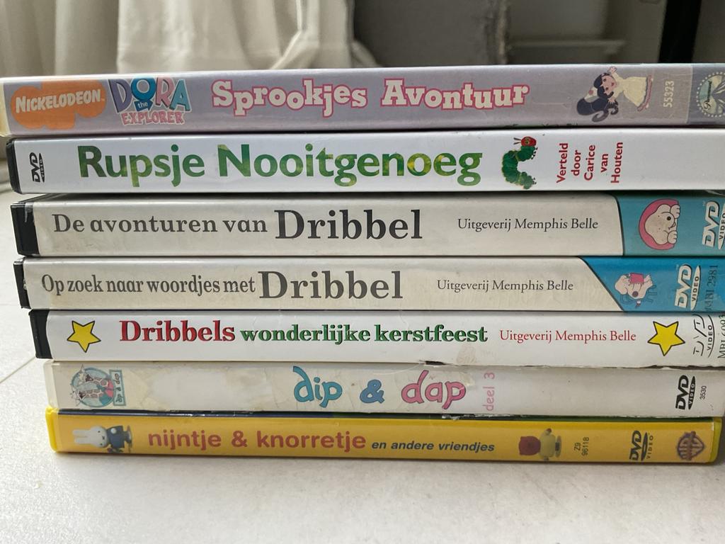 7 kinderfilms, Alle leeftijden, Ophalen of Verzenden, Gebruikt, Educatief