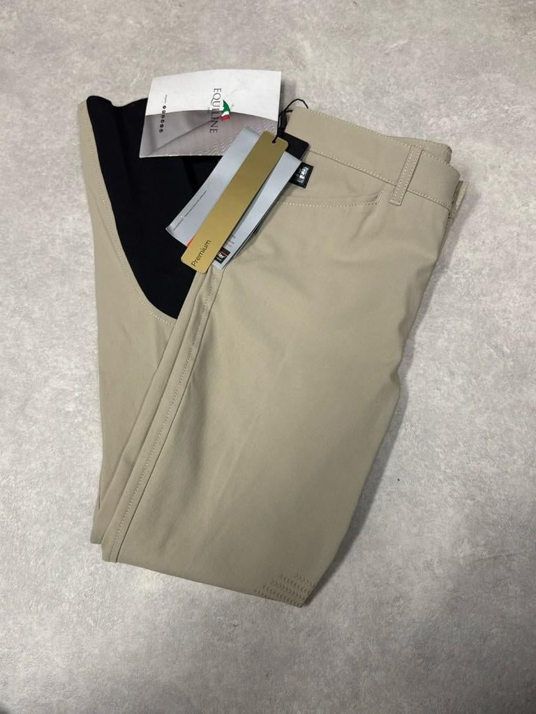 Equiline heren rijbroek Willow beige 44, Dieren en Toebehoren, Paardrijkleding, Ophalen of Verzenden, Nieuw, Heren, Onderkleding