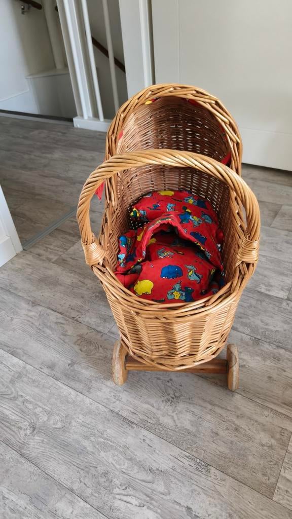 Vintage poppenwagen jaren '90, compleet en perfect werkend, Ophalen, Gebruikt, Babypop