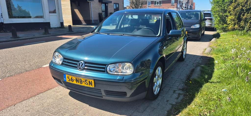 Volkswagen Golf 1.6 77KW 2003 Groen, Voorwielaandrijving, 1145 kg, Zwart, 4 cilinders
