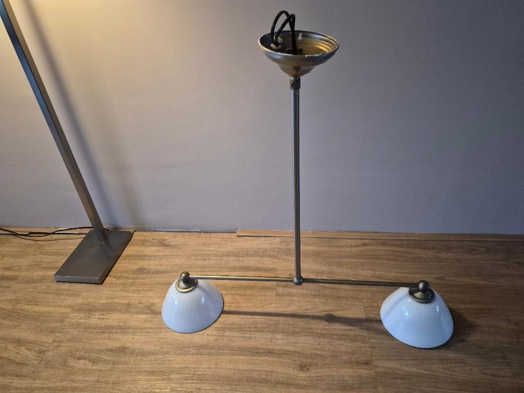 Plafond hanglamp, Ophalen, Gebruikt, Glas, Klassiek