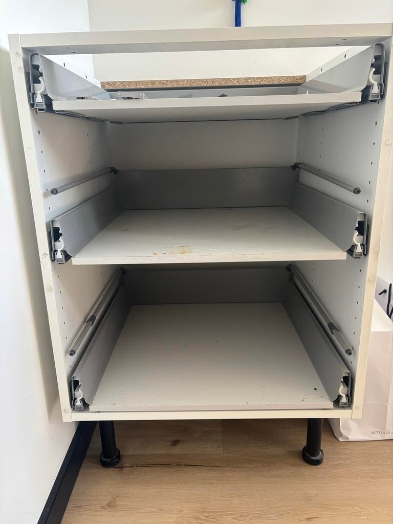 IKEA Rationell Keukenkast met lades (exclusief frontjes), Huis en Inrichting, Ophalen, Gebruikt, 50 tot 100 cm, 50 tot 75 cm