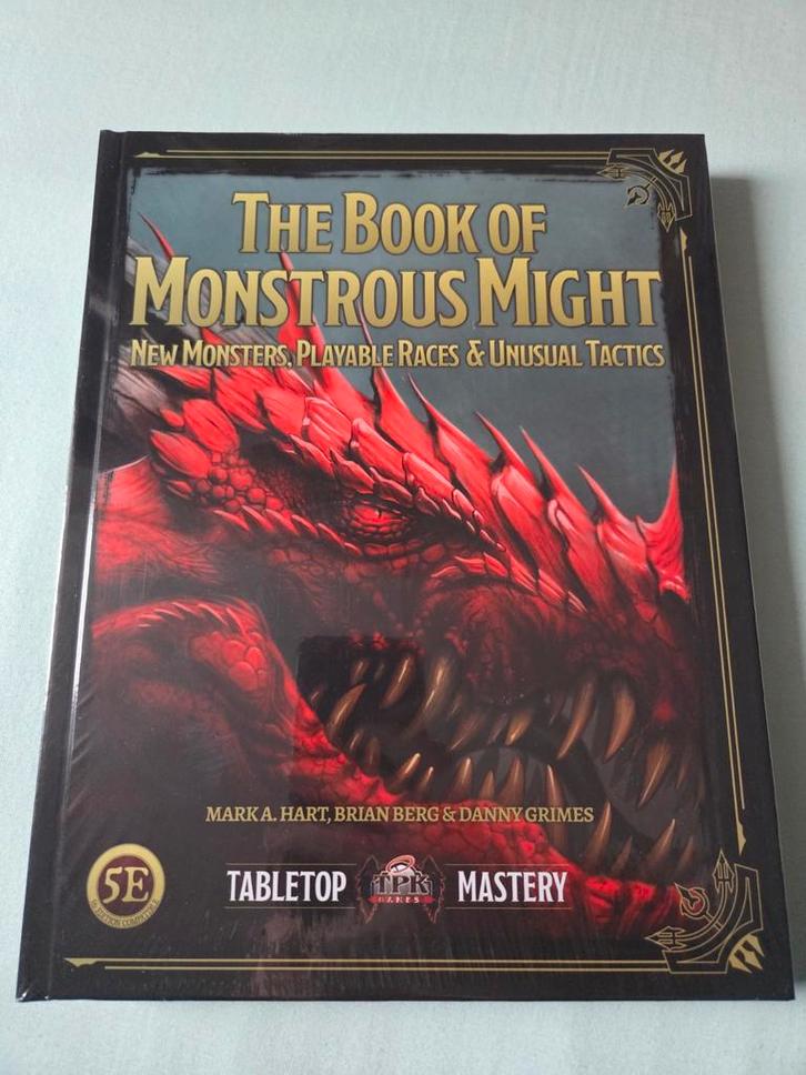 The Book of Monstrous Might 5E D&D Uitbreiding Nieuw, Boeken, Fantasy, Nieuw, Ophalen of Verzenden